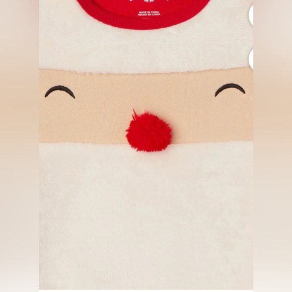 Holiday Time Santa Romper W/Matching Hat 0-3 Months - Picture 2 of 3